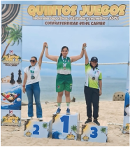 Fotografía de los ganadores en los V Juegos Nacionales en San Antero y Coveñas