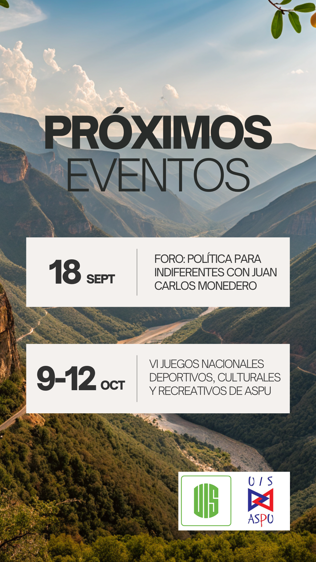 Imagen de próximos eventos
