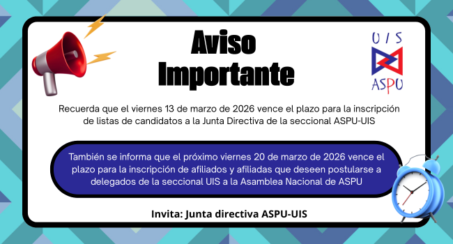 AVISO ASPU-UIS